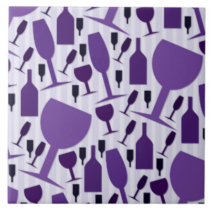 Azulejo De Cerámica Patrón de vidrio de vino