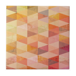 Azulejo De Cerámica Patrón geométrico de triángulo suave