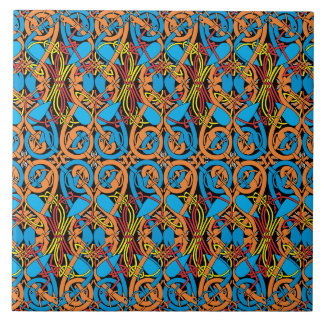 Azulejo De Cerámica Patrón Lindisfarne de animales de Knot celta