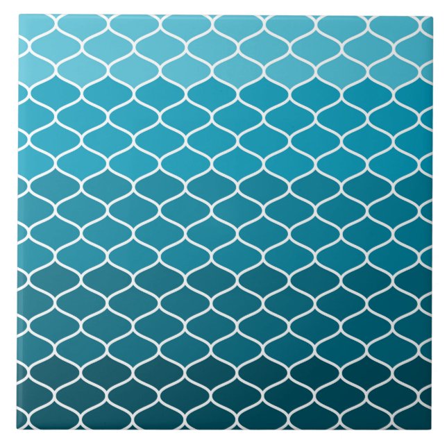 Azulejo De Cerámica Patrón marroquí (Frente)