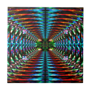 Azulejo De Cerámica Patrón repetitivo colorido