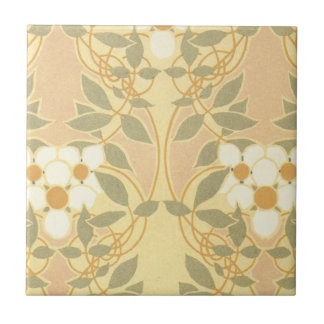 Azulejo De Cerámica patrón vintage de flor deco