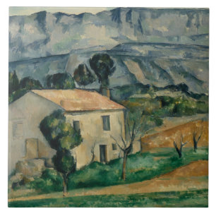 Azulejo De Cerámica Paul Cezanne - casa en Provence