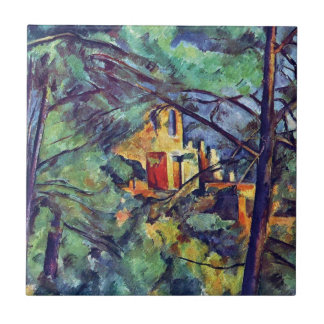 Azulejo De Cerámica Paul Cezanne - Chateau Noir El Castillo Negro