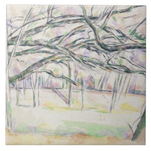 Azulejo De Cerámica Paul Cezanne el   la huerta, c.1895 (w/c en el