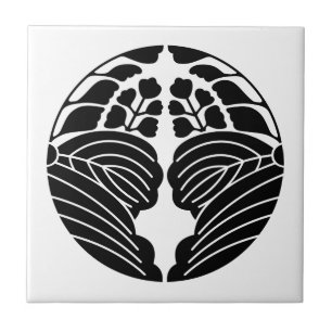 Azulejo De Cerámica paulownias bidireccionales con 5&7 floraciones