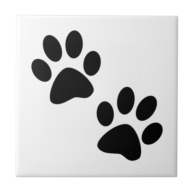 Azulejo De Cerámica Paws (Frente)