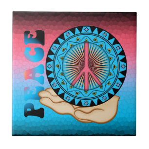 Azulejo De Cerámica Paz ~ Sol