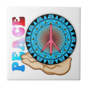Azulejo De Cerámica Paz ~ Sol