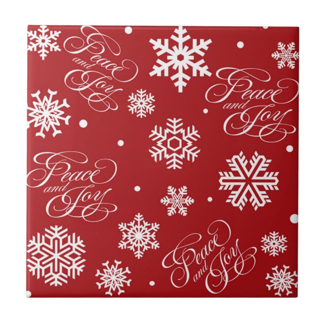 Azulejo De Cerámica Paz y alegría (Frente)