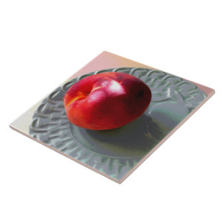 Azulejo De Cerámica Peach fresco bajo la luz del sol