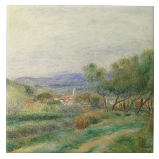 Azulejo De Cerámica Pedro una opinión de Renoir el | del La Seyne, (Frente)