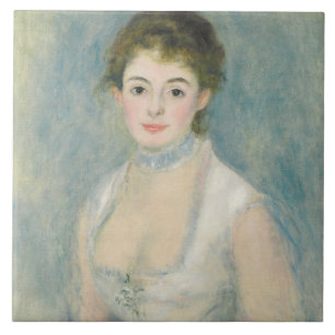 Azulejo De Cerámica Pedro una señora Henriot de Renoir el  