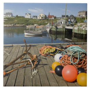 Azulejo De Cerámica Peggy's Cove, Nueva Escocia, Canadá 2