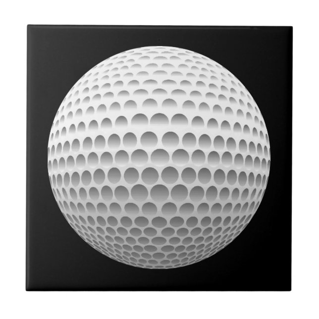 Azulejo De Cerámica pelota de golf (Frente)