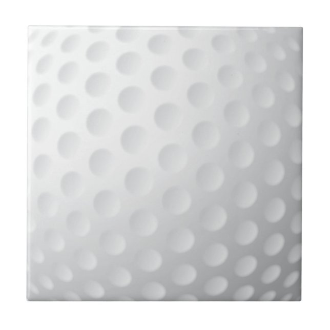 Azulejo De Cerámica Pelota de golf (Frente)
