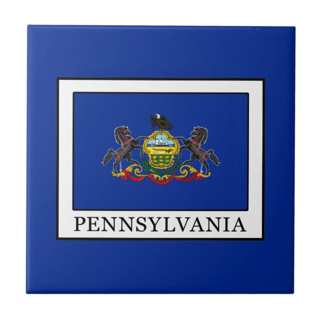 Azulejo De Cerámica Pennsylvania (Frente)