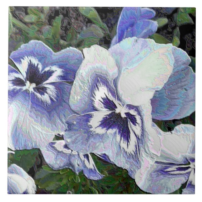 AZULEJO DE CERÁMICA PENSAMIENTOS (Frente)