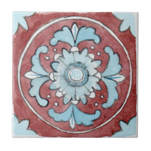 Azulejo de cerámica pequeño inspirado en Sicilia “