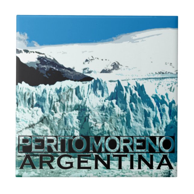 Azulejo De Cerámica Perito Moreno (Frente)