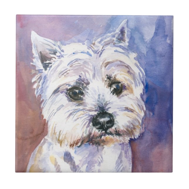 Azulejo De Cerámica Perro (Frente)