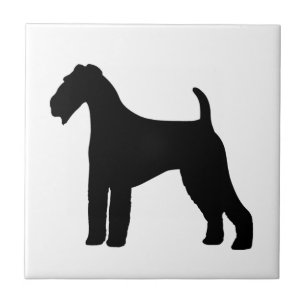 Azulejo De Cerámica Perro de Airedale Terrier