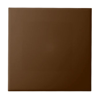 Azulejo De Cerámica Personalizable Simple Rojo Tile Marrón