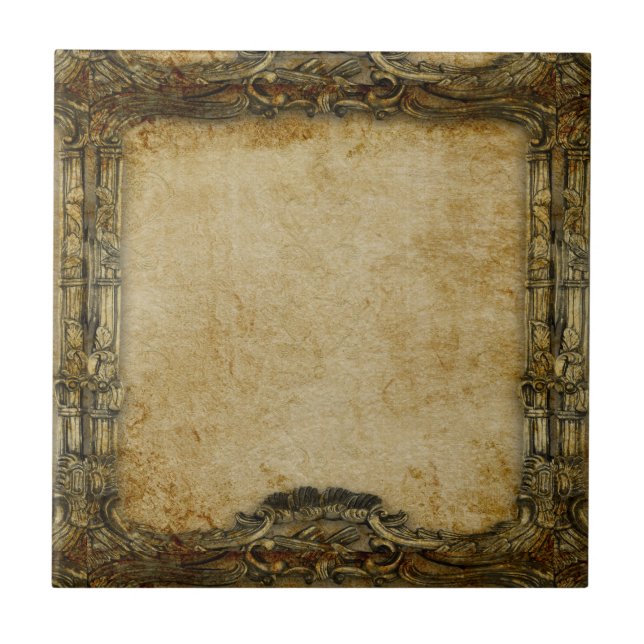 Azulejo de cerámica personalizado barroco (Frente)