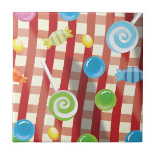 Azulejo De Cerámica Personalizado Candy