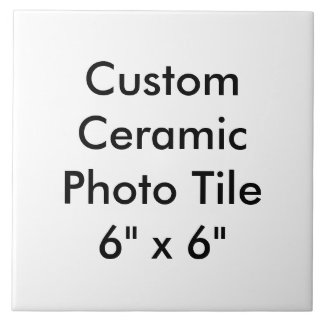 Azulejo de cerámica personalizado con foto 6" x 6"