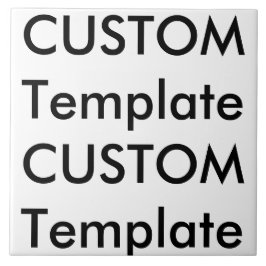 Azulejo De Cerámica Personalizado Tile de foto de cerámica blanca de 6