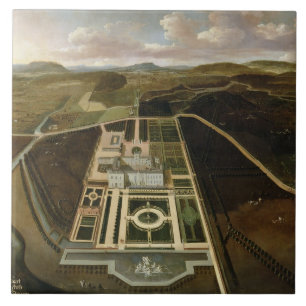 Azulejo De Cerámica Perspectiva del sur del Hampton Court,