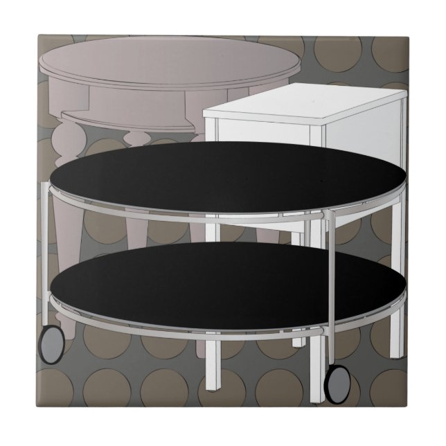 Azulejo De Cerámica Pestañas de muebles de Ikea PTIle (Frente)