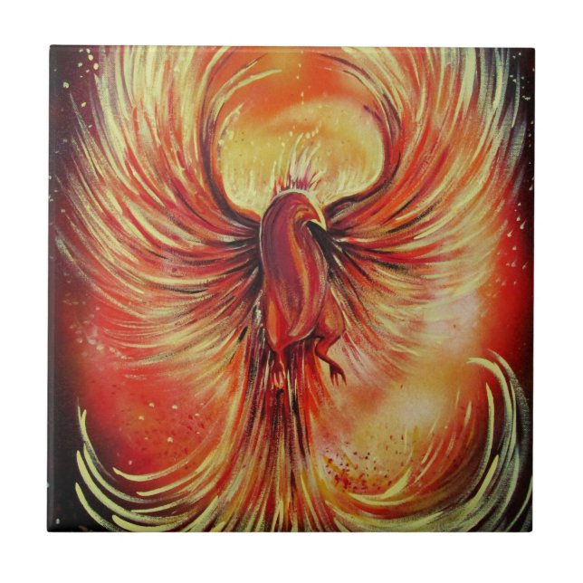 Azulejo De Cerámica Phoenix (Frente)