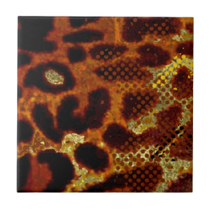 Azulejo De Cerámica Piel leopardo