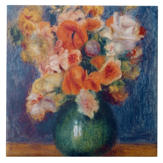 Azulejo De Cerámica Pierre A Renoir | Bouquet (Frente)