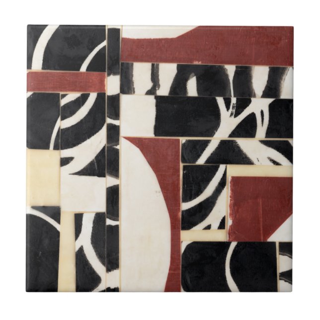 Azulejo De Cerámica Piezas y piezas I (Frente)