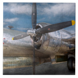 Azulejo De Cerámica Piloto - Avión - El B-29 Superfortress