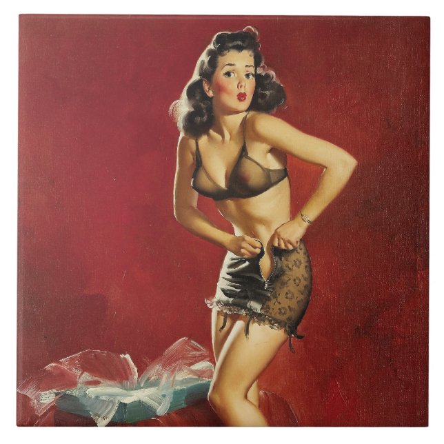 Azulejo De Cerámica Pin que cabe para arriba (Frente)