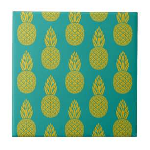 Azulejo De Cerámica Piña Fruta tropical