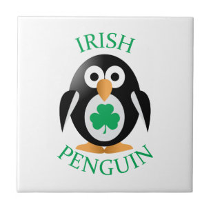 Azulejo De Cerámica Pingüino irlandés