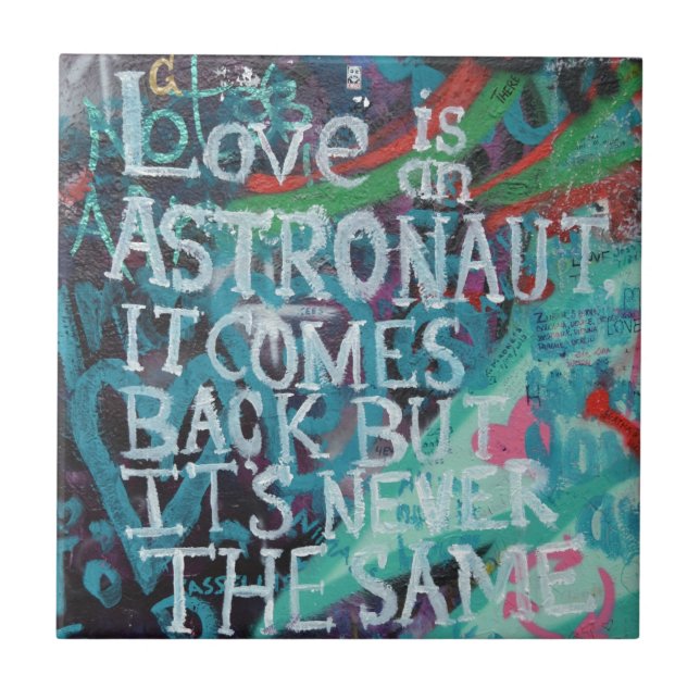 Azulejo De Cerámica Pintada de Praga (Frente)