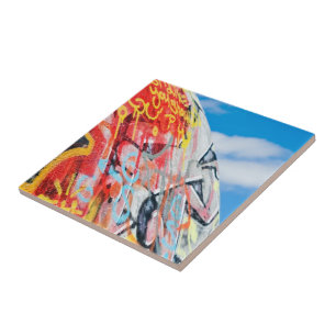 Azulejo De Cerámica pintada del planeta