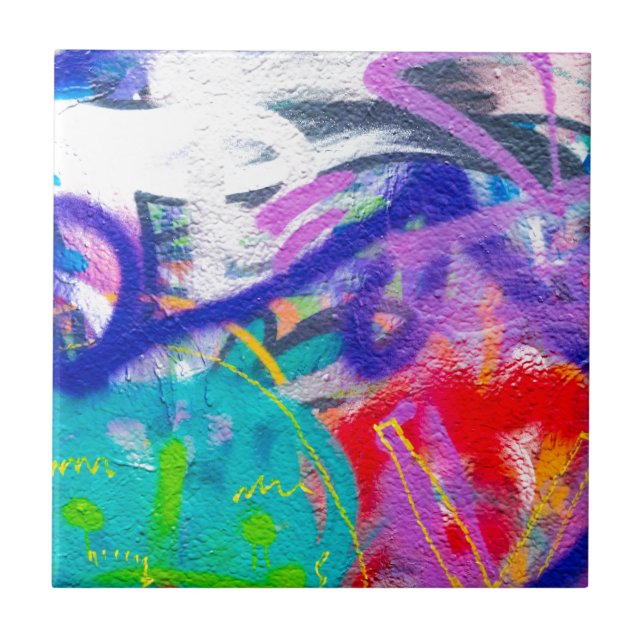 Azulejo De Cerámica Pintada loca (Frente)