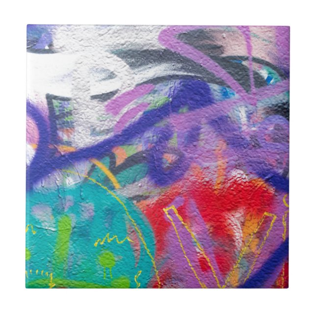 Azulejo De Cerámica Pintada loca (Frente)