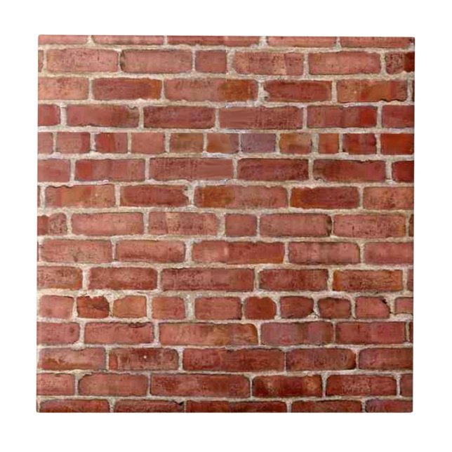 Azulejo De Cerámica Pintada personalizada pared de ladrillo (Frente)