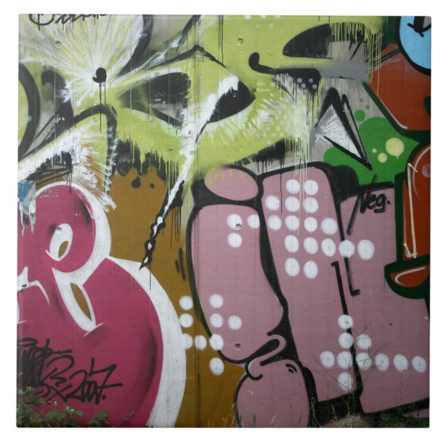 Azulejo De Cerámica Pintada suiza (Frente)