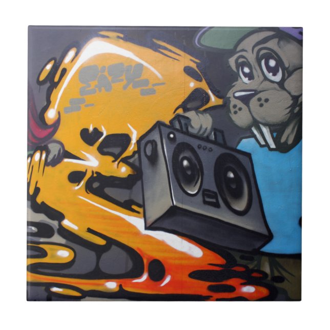 Azulejo De Cerámica Pintada taiwanesa, Taipei, Taiwán (Frente)