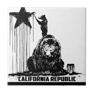 Azulejo De Cerámica Pintura del oso