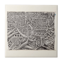 Azulejo De Cerámica Pipescape de Brian Benson